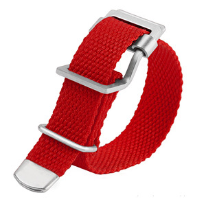 Bracelets de <span class=keywords><strong>montre</strong></span> tressés en <span class=keywords><strong>coton</strong></span>, chanvre et nylon de luxe, 20/22 mm, boucle en acier inoxydable, <span class=keywords><strong>bracelet</strong></span> de remplacement en nylon tissé - Product Image 5