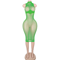 Combinaisons de strip-teaseuse, tenues de danse exotique sexy, robes de strip-teaseuse pour serveuses de bouteilles, tenues de scène personnalisées en maille pour club