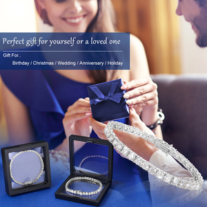 <span class=keywords><strong>Bracciale</strong></span> Tennis in Moissanite da 5mm per <span class=keywords><strong>Donna</strong></span>, Gioielli Raffinati in <span class=keywords><strong>Argento</strong></span> Sterling <span class=keywords><strong>925</strong></span>, Spedizione dagli USA - Product Image 5