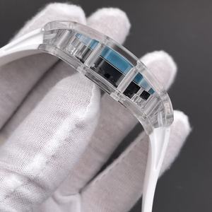 Reloj Mecánico de Lujo con Cristal de Zafiro 35-02, de Doble Manecilla, Esqueleto de Alta Calidad, Unisex, Deportivo Casual, Caja de Titanio, ETA - Product Image 3