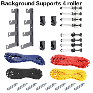 Fotografie 4 Roller Wandmontage Handmatig Achtergrondondersteuningssysteem Voor Het Vasthouden Van Achtergronden Fotoshoot Studio-Apparatuur 4 # Roller - Product Image 6