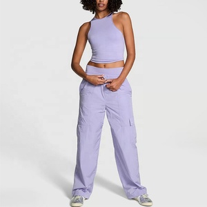 <span class=keywords><strong>Pantaloni</strong></span> Cargo Personalizzati da <span class=keywords><strong>Donna</strong></span>, <span class=keywords><strong>Pantaloni</strong></span> Leggeri da Escursionismo in Nylon, <span class=keywords><strong>Pantaloni</strong></span> Stile Paracadutista - Product Image 3