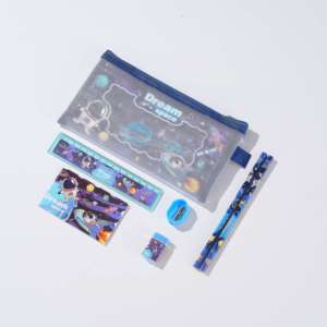 Ensemble de <span class=keywords><strong>papeterie</strong></span> pour l'école 2025, règle de dessin animé, taille-crayon, <span class=keywords><strong>papeterie</strong></span> pour filles, enfants, design kawaii, <span class=keywords><strong>papeterie</strong></span> pour enfants, modèle QX-S014, OEM&ODM - Product Image 4