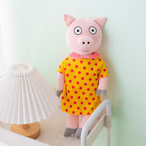 Muñecos de Peluche de George Pig y <span class=keywords><strong>Rebecca</strong></span> Rabbit, Adorables y Abrazables, Rellenos de Algodón PP, Juguete para Niños, Venta al por Mayor - Product Image 6