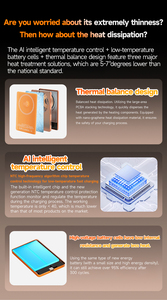 Chargeur sans fil rapide F21 20W avec batterie au lithium 18650, ultra fin 7,5 mm, affichage LED magnétique, batterie externe sans fil - Product Image 5