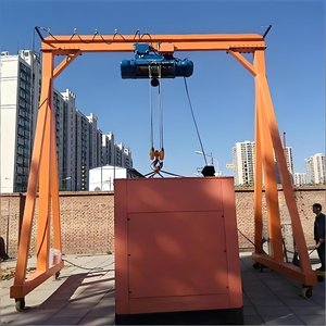 Factory Direct Sale Steel Structure Wheeled Portable Gantry <strong>Crane</strong> with Various <strong>Lifting</strong> Mechanisms Available - Product Image 3