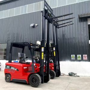 Xe nâng điện 1 tấn với thang máy thủy lực hoàn toàn tự động Xe tải xếp chồng nhỏ 2 tấn không trọng lượng cho ngành công nghiệp nhà hàng - Product Image 5