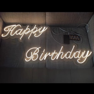 Consegna veloce su misura buon compleanno mi sposerai insegne di luce al Neon per la decorazione - Product Image 6
