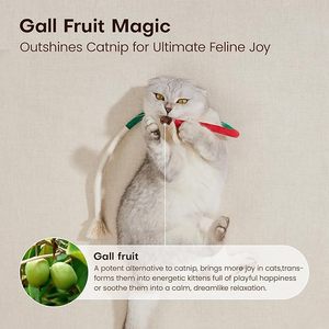 ของเล่นแมวเคี้ยวเชือกของเล่นทำความสะอาดฟันที่ปลอดภัยสำหรับลูกแมวในร่มของเล่นแบบโต้ตอบได้สำหรับแมวทุกสายพันธุ์ - Product Image 4