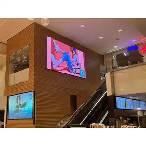 Excellent product indoor P 4 LED screen fixed installation on the wall with frame