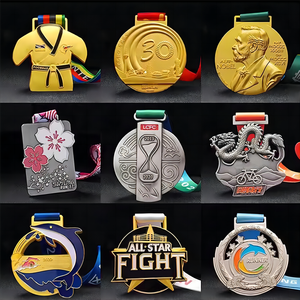 कस्टम उच्च गुणवत्ता वाले स्वर्ण पदक पदक विजेता धातु पुरस्कार कम मूल्य बैडमिंटन पदक-अपने स्वयं के रिक्त धातु शिल्प बनाएं - Product Image 4