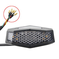 Feux de moto, feux arrière LED pour véhicules électriques, feux de freinage multifonctions modifiés pour VTT tout-terrain