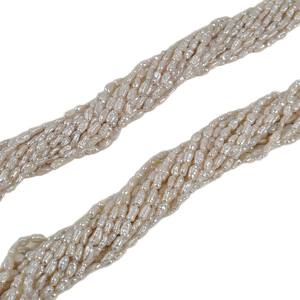 Collar de Perlas de Agua Dulce Barrocas Naturales de Zhuji, Perla Pipa Blanca con Orificio Recto, Accesorio de Joyería DIY, Perla Suelta - Product Image 5