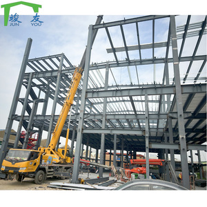 3D thiết kế kết cấu thép khung văn phòng thương mại xây dựng thép giàn prefab xây dựng kết cấu thép hội trường kim loại xây dựng - Product Image 3