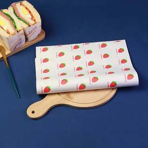 Papel de Envolver para Alimentos de Grado Alimenticio, Diseño y Tamaño Personalizados al por Mayor, Papel para Envolver Hamburguesas Resistente a la Grasa, Gran Venta - Product Image 3