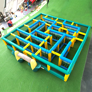WINSUN Grand labyrinthe gonflable coloré pour enfants et adultes, idéal pour événements extérieurs et activités de carnaval - Product Image 2