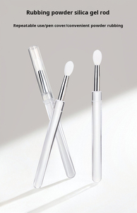 Portable Silicone Nail Brush Stick Durable <b>Plastic</b> Eye Shadow Tool for <b>Mirror</b> Powder Sequins and Nail Art - Product Image 4