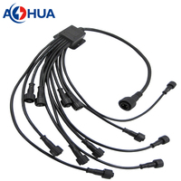 Solución de Cableado para Iluminación Urbana, Conectores Tipo Y Personalizados, Impermeables IP65 IP68, de 1 a 3 Vías