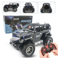 Voiture RC électrique 4x4 haute vitesse 2,4 GHz, étanche, escalade murale, télécommande 10 canaux, câble USB, 100 km/h, prête à l'emploi pour enfants
