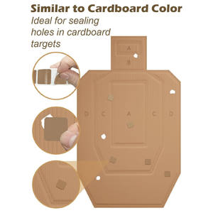 สติกเกอร์เป้าหมายทรงสี่เหลี่ยมแบบม้วน ทนทาน ติดเองได้ สำหรับการฝึกซ้อมกลางแจ้งและการฝึกยิงปืน - Product Image 4