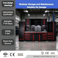 Armoire à outils modulaire en acier laminé à froid de haute qualité 2026 OEM/ODM OBM avec tiroir et armoire haute pour le rangement dans les garages et ateliers