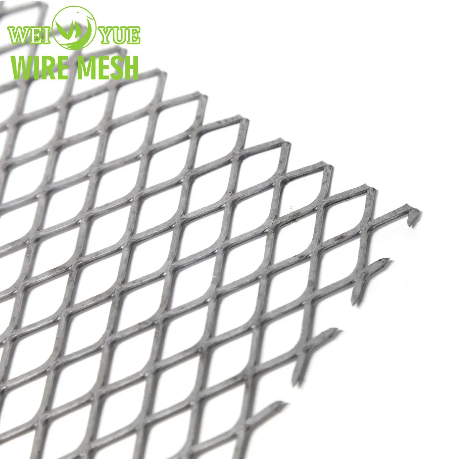 Rete metallica di alluminio decorativa del diamante o maglia metallica espansa perforata inossidabile esagonale