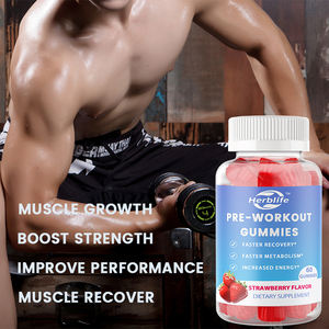 Erkekler ve kadınlar için özel etiket ön egzersiz Gummies artan enerji daha hızlı metabolizma PreWorkout Gummy spor takviyeleri - Product Image 3