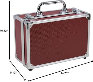 Boîte en aluminium avec poignée pour 30 porte-monnaies certifiés ou de style certifié NGC, PCGS, <span class=keywords><strong>BCW</strong></span> - Product Image 3