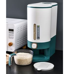 Dispensador de almacenamiento de granos de arroz de plástico sellado para el hogar a prueba de insectos a prueba de humedad - Product Image 2