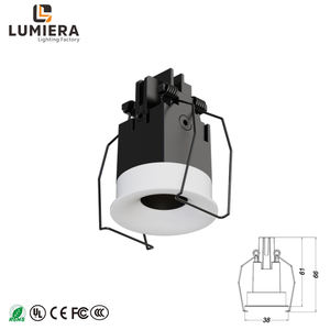 Lampu Sorot <span class=keywords><strong>LED</strong></span> Mini Lumiera Modern, Aluminium Tetap, Lumen Tinggi, Tersembunyi di Plafon, untuk Proyek Hotel Dalam Ruangan, Garansi 5 Tahun, CRI - Product Image 2