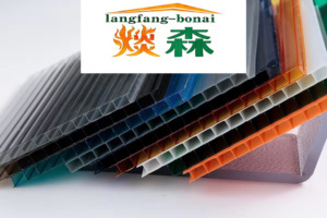 Panneaux solaires PC à double paroi, toit en <span class=keywords><strong>plastique</strong></span> <span class=keywords><strong>transparent</strong></span>, plaque PC alvéolaire pour arrêt de bus, plaque en polycarbonate à double paroi - Product Image 4