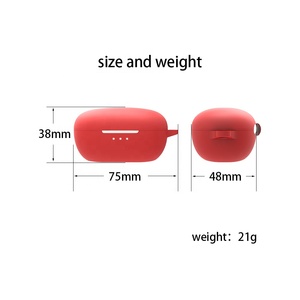 Funda protectora para auriculares <span class=keywords><strong>Haylou</strong></span> W1/<span class=keywords><strong>Haylou</strong></span> <span class=keywords><strong>X1</strong></span>, muestra gratuita, goma de silicona, accesorios para auriculares inalámbricos - Product Image 6