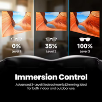 Lunettes intelligentes AR XREAL Air 2 Pro Beam Pro Global pour Google HD 130 pouces Cinéma spatial portable Écran de visualisation 1080p