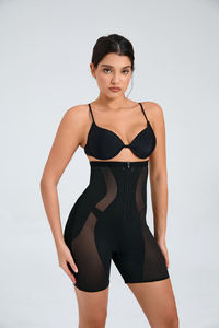 Shorts gainants taille haute pour femmes, grandes tailles, avec contrôle du ventre et amincissement des cuisses, effet rehausseur de fesses fin - Product Image 4