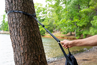 Hamac de voyage portable pour une personne, en nylon, pour la randonnée, les activités de plage, les festivals, les événements, avec sac de transport.