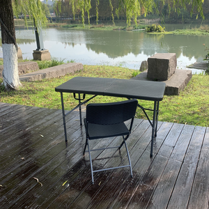 Multifuncional dobrável ao ar livre leve portátil acampamento mesa e cadeira conjuntos - Product Image 3