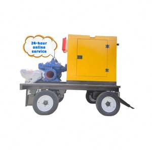 Bomba de agua de succión de alta presión de una etapa con carcasa abierta y doble succión axial para jardín e invernadero - Product Image 1