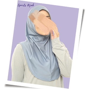 Khăn trùm đầu thể thao Hồi giáo giản dị Willson, thiết kế tùy chỉnh LOGO, chất liệu nylon polyester pha spandex, nhẹ, che kín đầu, mũ trùm đầu khi vận động, kiểu kín đáo. - Product Image 6