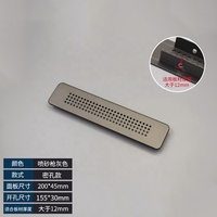 Grille d'aération de retour de porte d'armoire de cuisine en aluminium Trou d'aération multi-usage pour manger en plein air chambre à coucher hôtel salon
