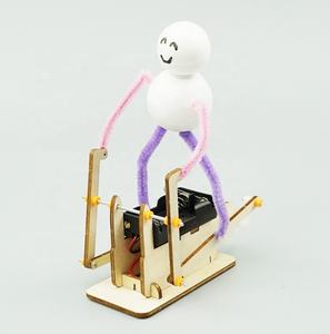 Robot de Madera y Plástico para Montar, Hecho a Mano, Tecnología DIY, Pequeño, para Experimentos Científicos en Escuelas Primarias y Secundarias, Juguete Educativo STEM para Niños - Product Image 5