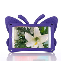 Sarung untuk iPad Mini 7.9 Air 4 10.9 1 2 5th Ke-6 9.7 3 Pro 10.5 11 2020 Ke-7 10.2 Anak-anak Sarung Lunak iPad Pelindung 3D Berdiri
