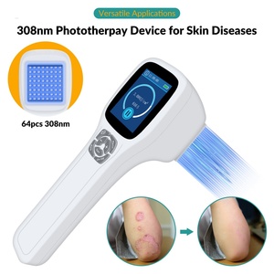 Lámpara <span class=keywords><strong>de</strong></span> Tratamiento UV <span class=keywords><strong>de</strong></span> Banda Estrecha con Luz Excimer UVB <span class=keywords><strong>de</strong></span> Grado Médico <span class=keywords><strong>de</strong></span> 308nm para Vitiligo, Psoriasis y Eccema - Product Image 1