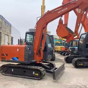 Le Japon a utilisé la mini excavatrice Hitachi Zx60 de 6 tonnes dans de grandes performances à vendre Excellent état de fonctionnement utilisé Hitachi Zaxis 60 - Product Image 1