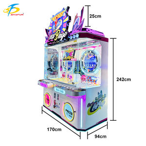 Máquina de Regalos Coca Binge con Doble Plataforma Giratoria, Interactiva, en Japonés, Inglés y Español, Certificada por la CE, Máquina de Juegos de Arcade con Premios - Product Image 4