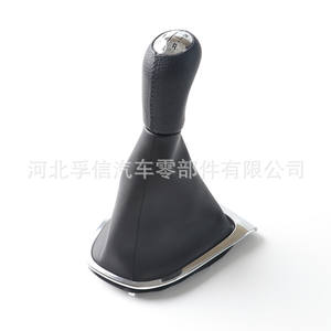 Pommeau de levier de vitesse Renault Clio IV, recouvert de cuir PU, design ergonomique, 2012-2020, accessoire pour transmission manuelle - Product Image 4