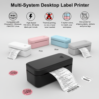 Imprimante d'étiquettes thermiques portable Marklife X4 203dpi 4x6 pouces avec USB/sans fil pour entrepôt et expédition express