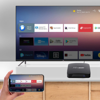 Boîtier TV intelligent Xangshi XS97 SMART OTT, le plus vendu, avec Amlogic S905, Android 14, 4 Go de RAM, 32 Go de stockage, lecteur multimédia 4K, décodeur de streaming pour la vente en gros