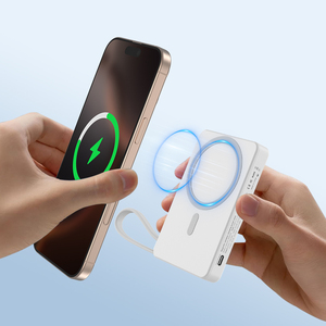 OEM Factory 10000mAh 7.5W Cell Phone Portable Fast Charge Magnetic Power Bank Wireless Charger