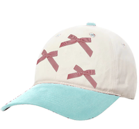 Nouveau design de tissu de qualité supérieure avec motifs imprimés personnalisés vintage, avec nœud papillon style coloré et bloqué, casquettes de baseball, chapeaux pour tenue décontractée
