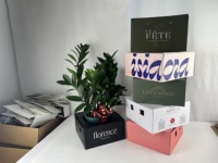 Boîte de livraison de fleurs personnalisée pour fleuriste, pour bouquet de mariage, emballage de roses et de lys, expédition de fleurs fraîches pour supermarché, centre de jardinage